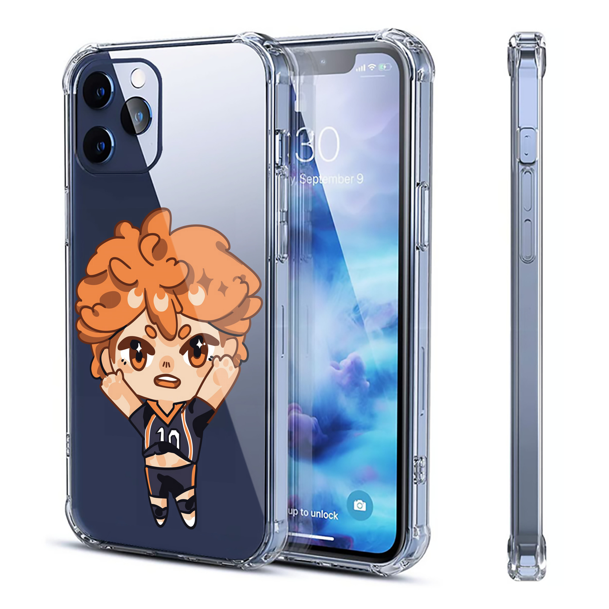 （画像用） ハイキュー!! Haikyu!! 【iPhone 12シリーズ対応】透明スマホケース（クリアソフトケース）